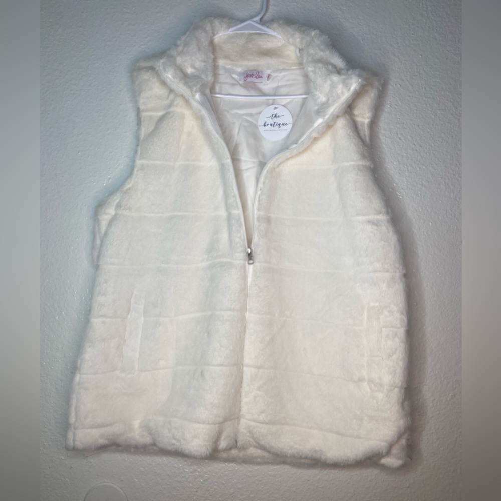 Faux fur vest
